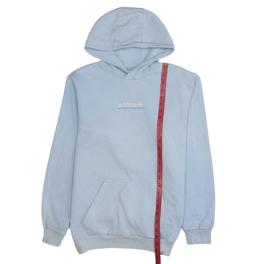 Mens UK Size M adidas Blue Pullover Hoodie