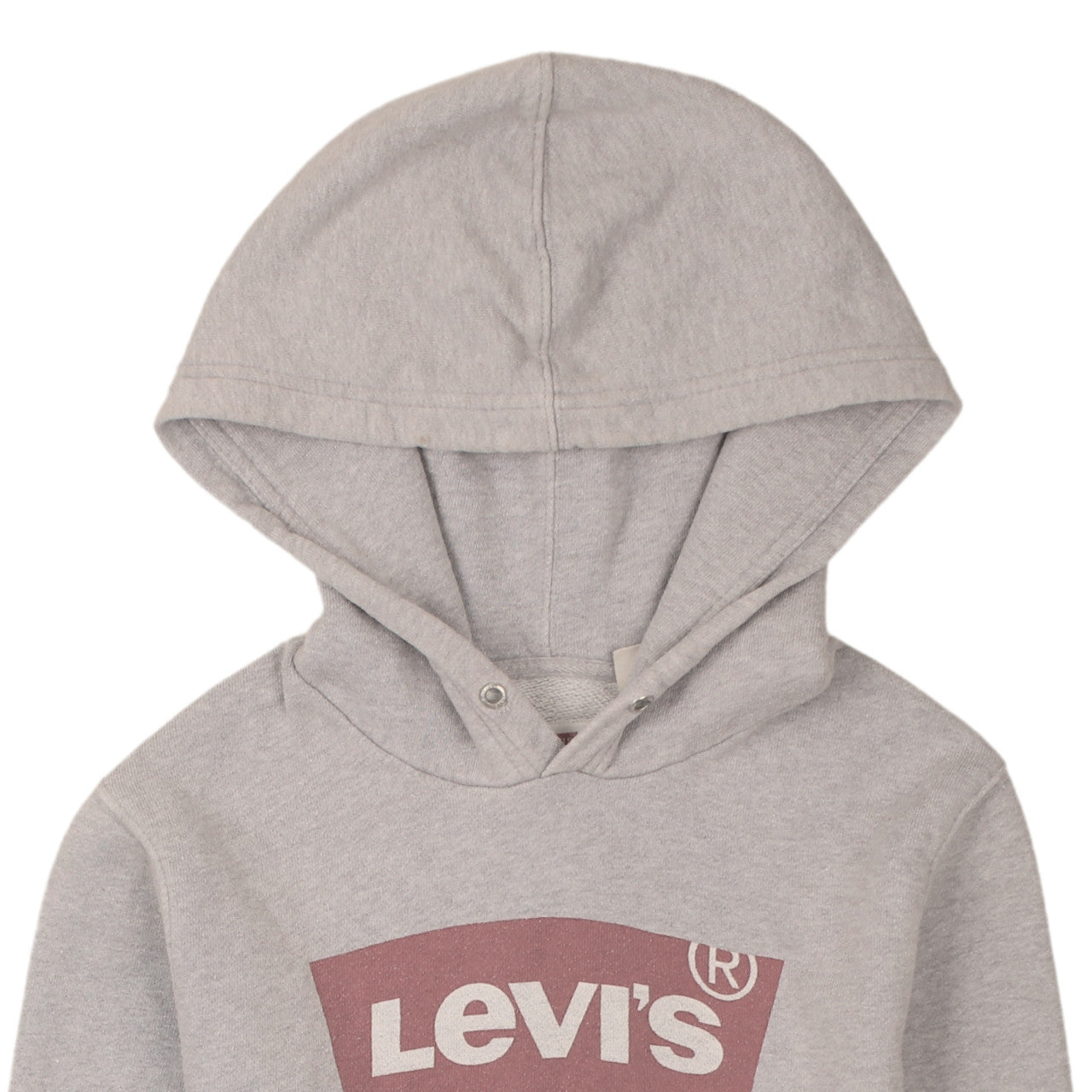 Mens UK Size XS Levi's Grey Pullover Hoodie
