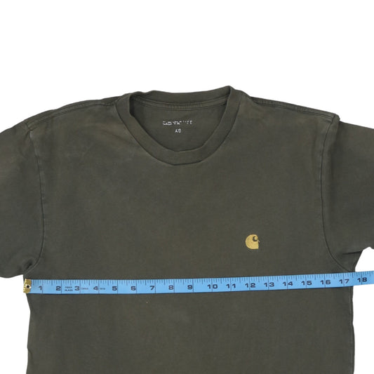 Mens UK Size XS Carhartt Green T-Shirt