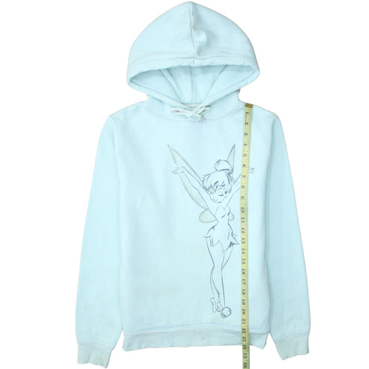 Womens UK Size XS Disney Blue Pullover Hoodie