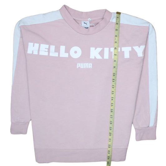Womens UK Size S PUMA Pink Pullover Sweatshirt