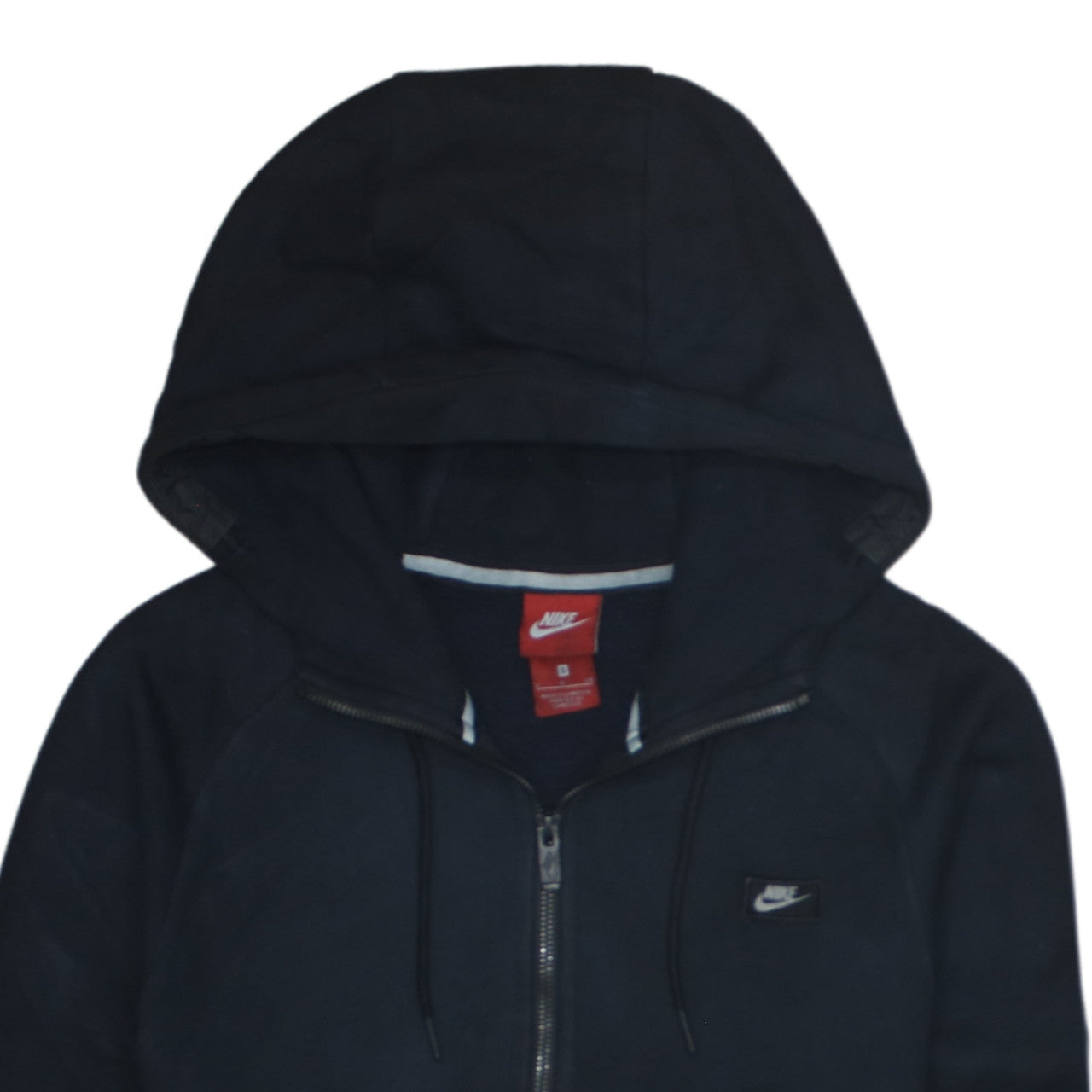 Mens UK Size S Nike Black 1/2 Zip Hoodie