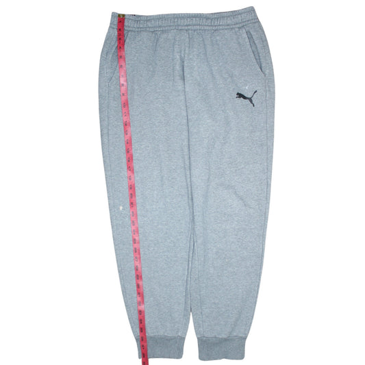 Mens UK Size L PUMA Regular Fit Jogger Grey Trousers