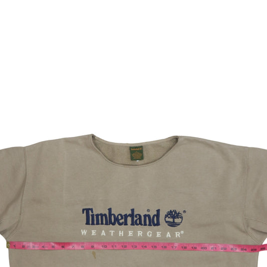 Mens UK Size L Timberland Beige Pullover Sweatshirt