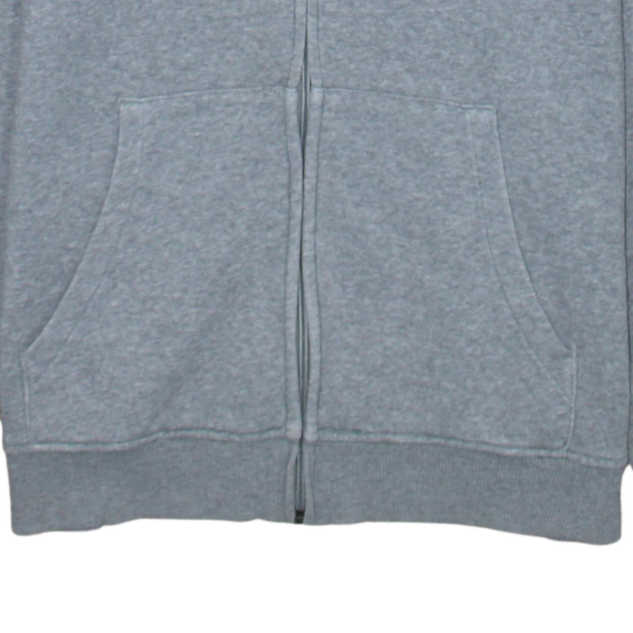 Mens UK Size L adidas Grey Full Zip Hoodie
