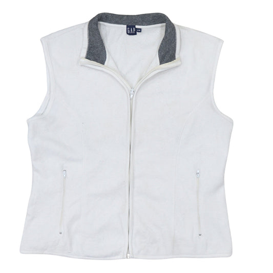 Womens UK Size XL Gap White Bodywarmer