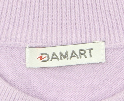 Womens UK Size 26/28 Damart Purple Pullover Jumper