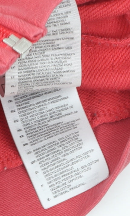 Girls UK Size 9-10 Years adidas Pink Full Zip Hoodie