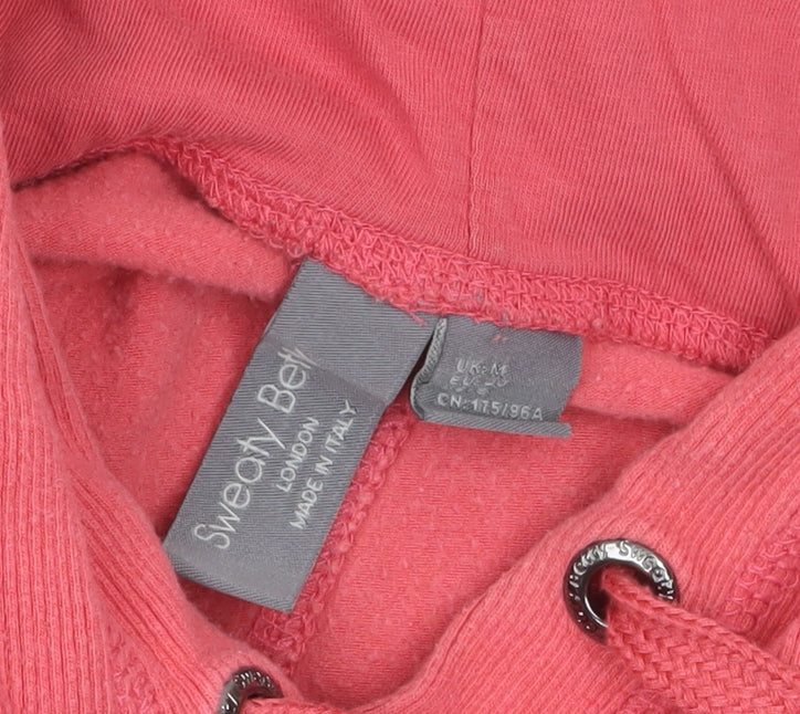 Womens UK Size M Sweaty Betty Pink Pullover Hoodie