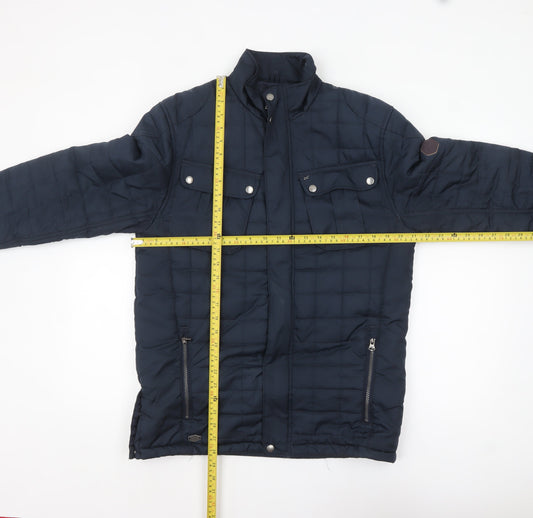 Mens UK Size S Regatta Blue Quilted Coat