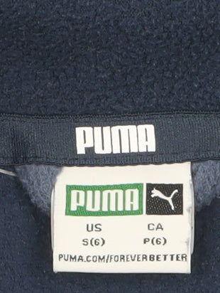 Additional view of Puma boys’ blue fleece henley sweatshirt, size 10, years