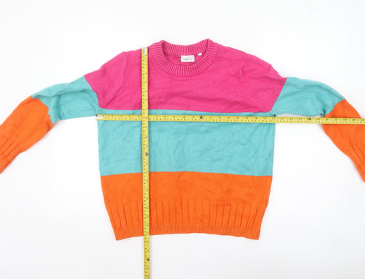 Womens UK Size M NEXT Multicoloured Pullover Jumper
