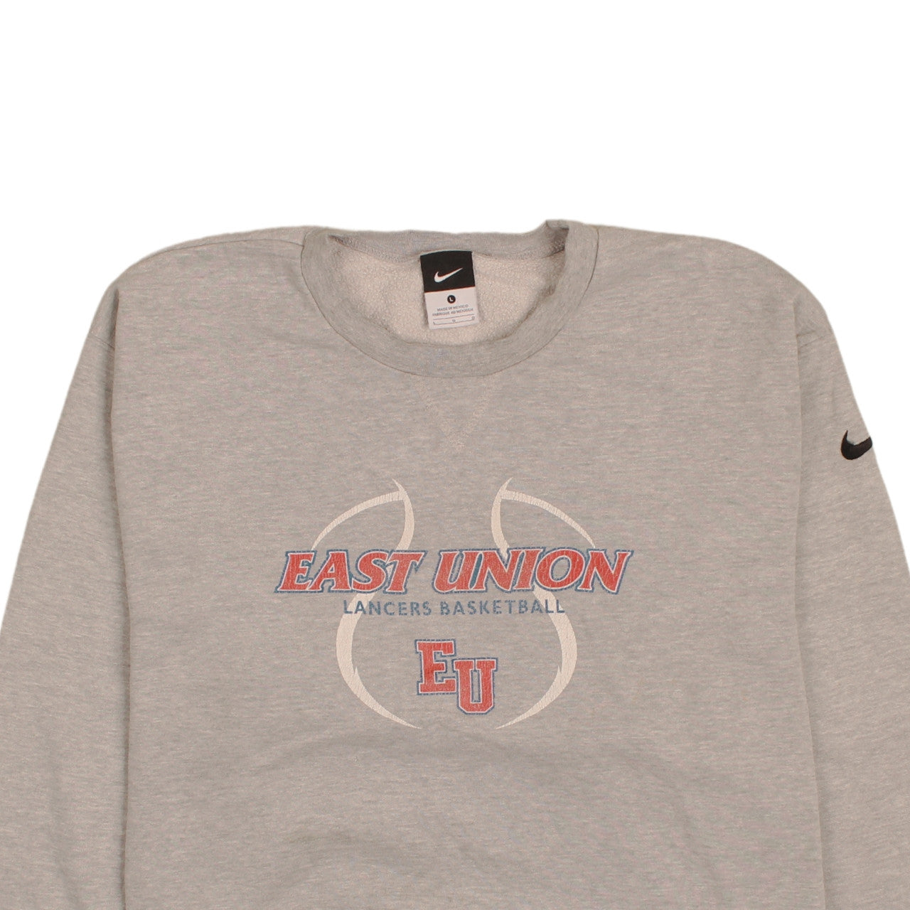 Mens UK Size L Nike Grey Pullover Sweatshirt