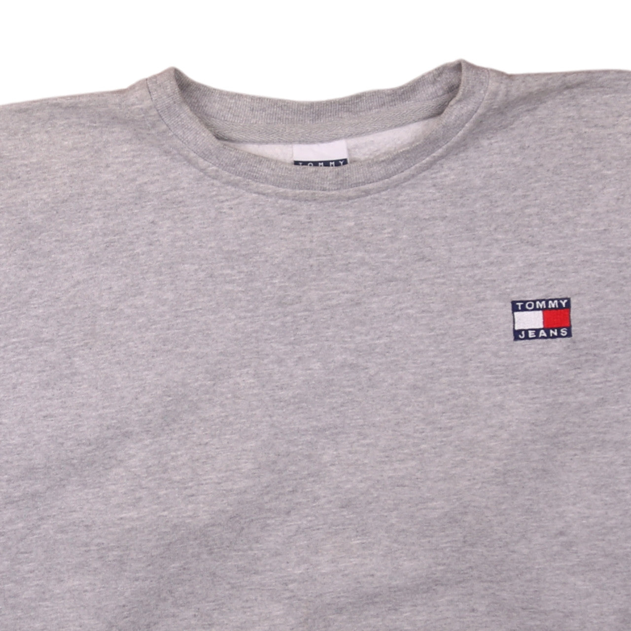 Womens UK Size L Tommy Hilfiger Grey Pullover Sweatshirt