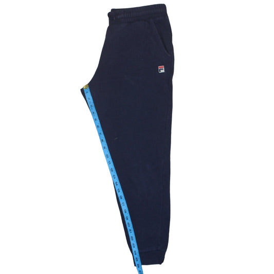 Mens UK Size M FILA Regular Fit Sweatpants Blue Trousers
