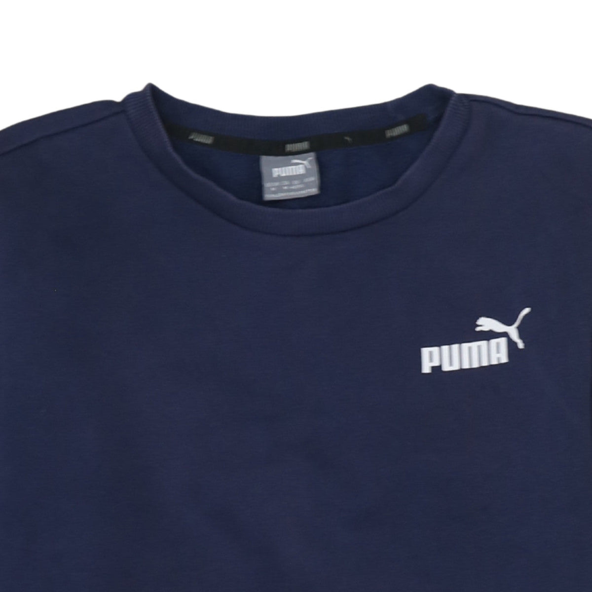 Mens UK Size M PUMA Blue Pullover Sweatshirt