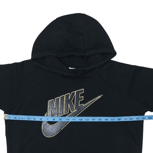Womens UK Size M Nike Black Pullover Hoodie