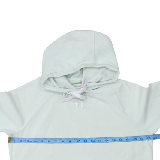 Womens UK Size M Under armour Green Pullover Hoodie