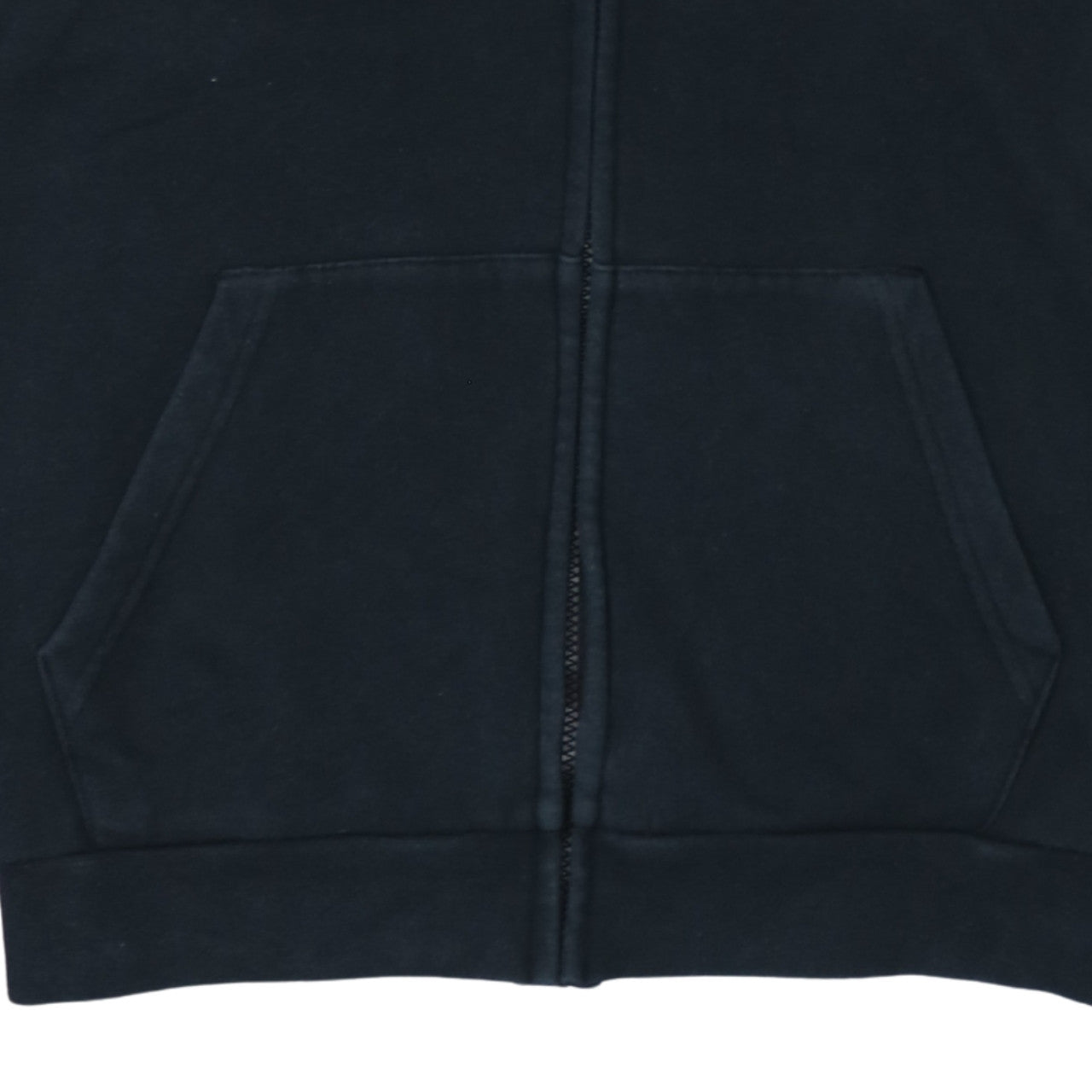 Womens UK Size XL Converse Black Full Zip Hoodie