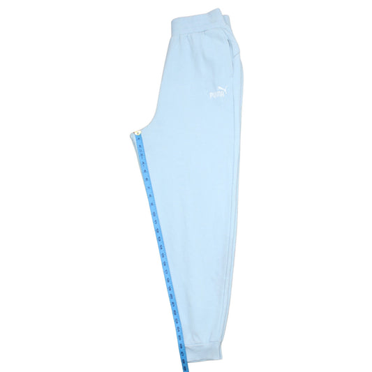 Womens UK Size M PUMA Regular Fit Sweatpants Blue Trousers