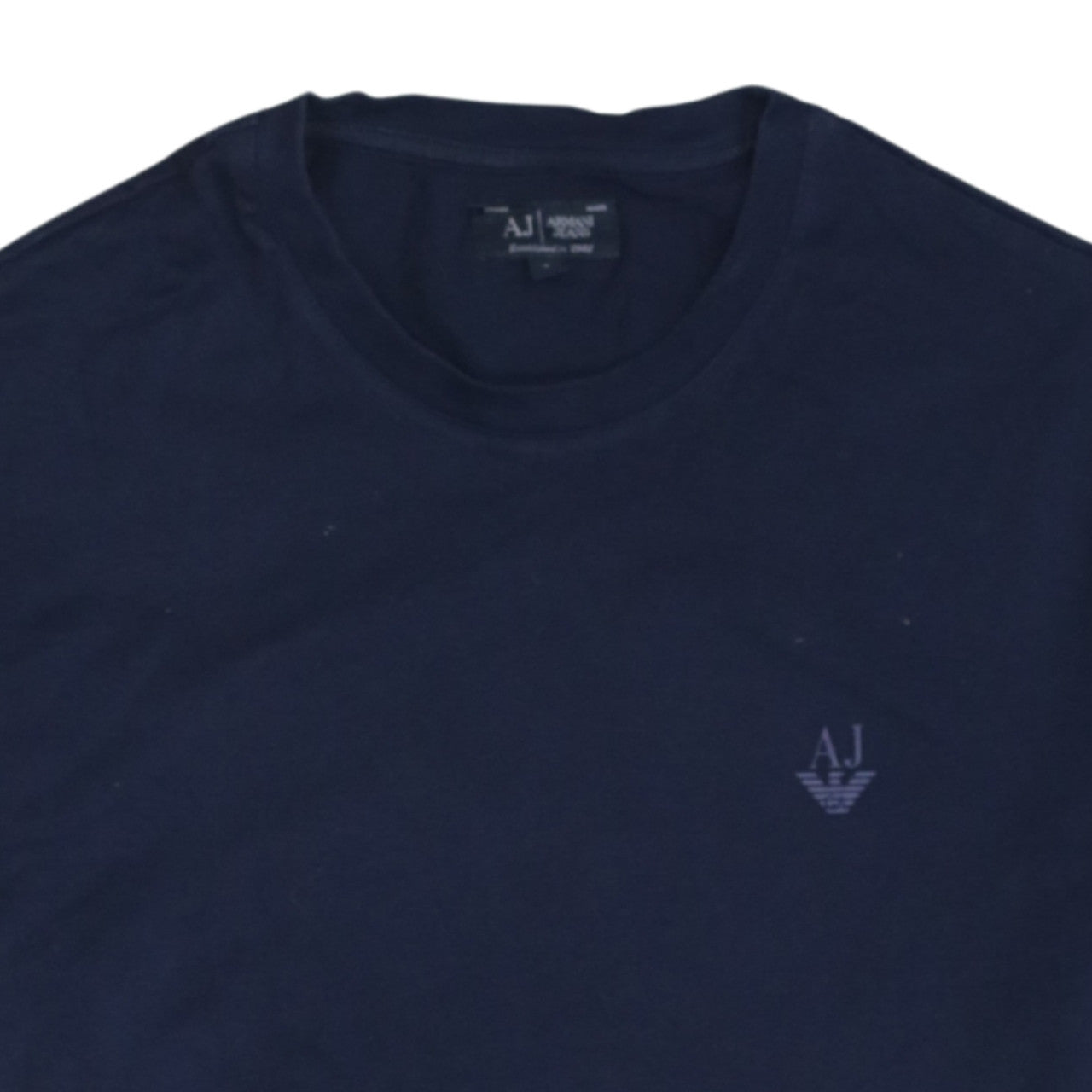 Mens UK Size S Armani Jeans Blue T-Shirt