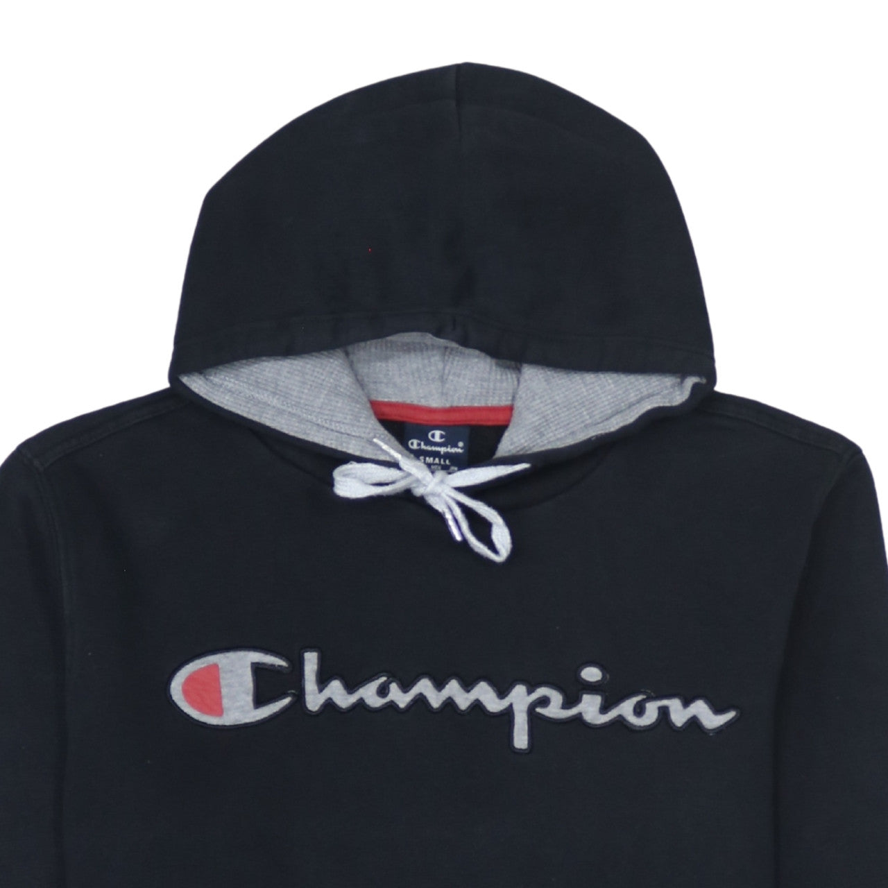 Mens UK Size S Champion Black Pullover Hoodie