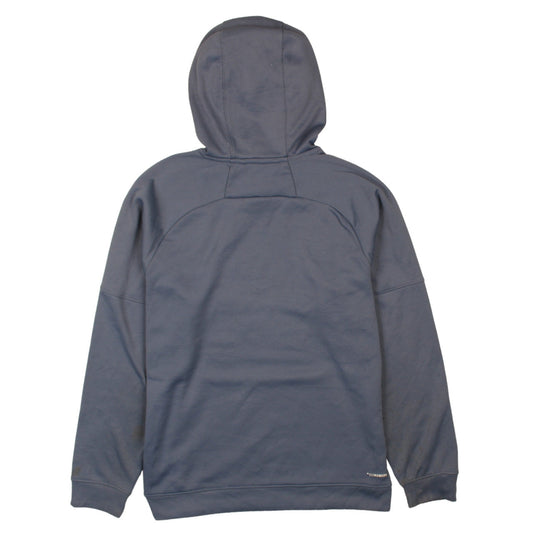 Mens UK Size L adidas Blue Pullover Hoodie