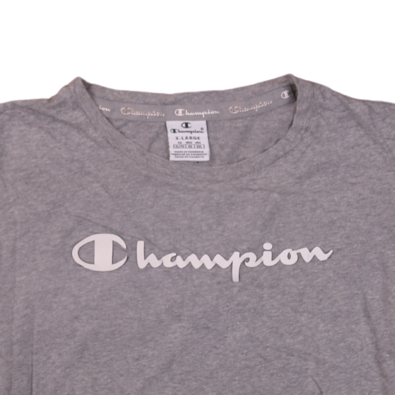 Mens UK Size XL Champion Grey T-Shirt