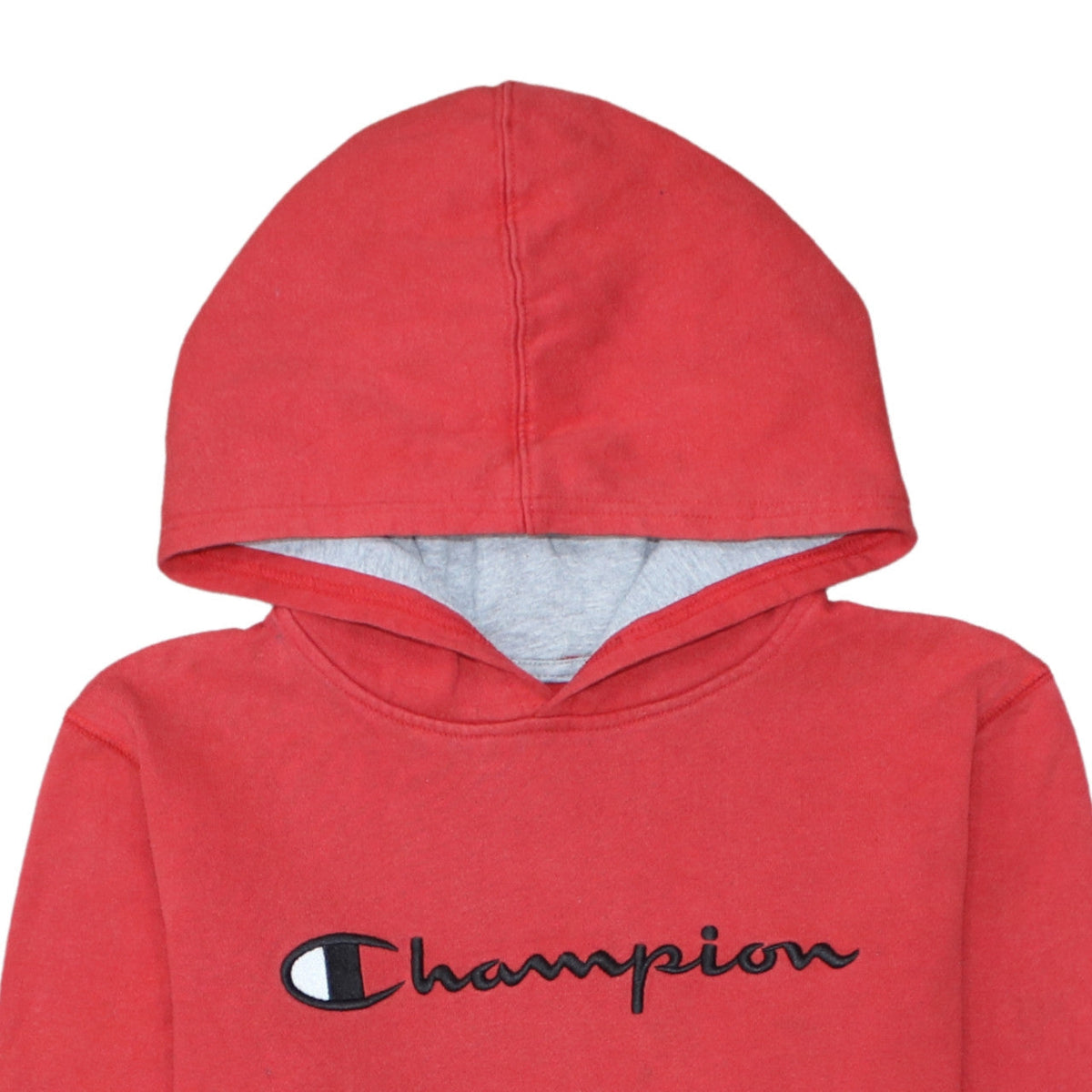 Additional view of Champion boys’ red pullover hoodie xl cotton blend fleece sweatshirt