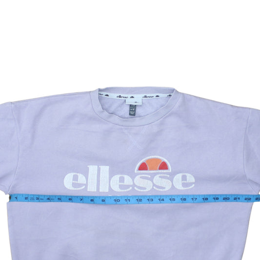 Womens UK Size 12 ellesse Purple Pullover Sweatshirt