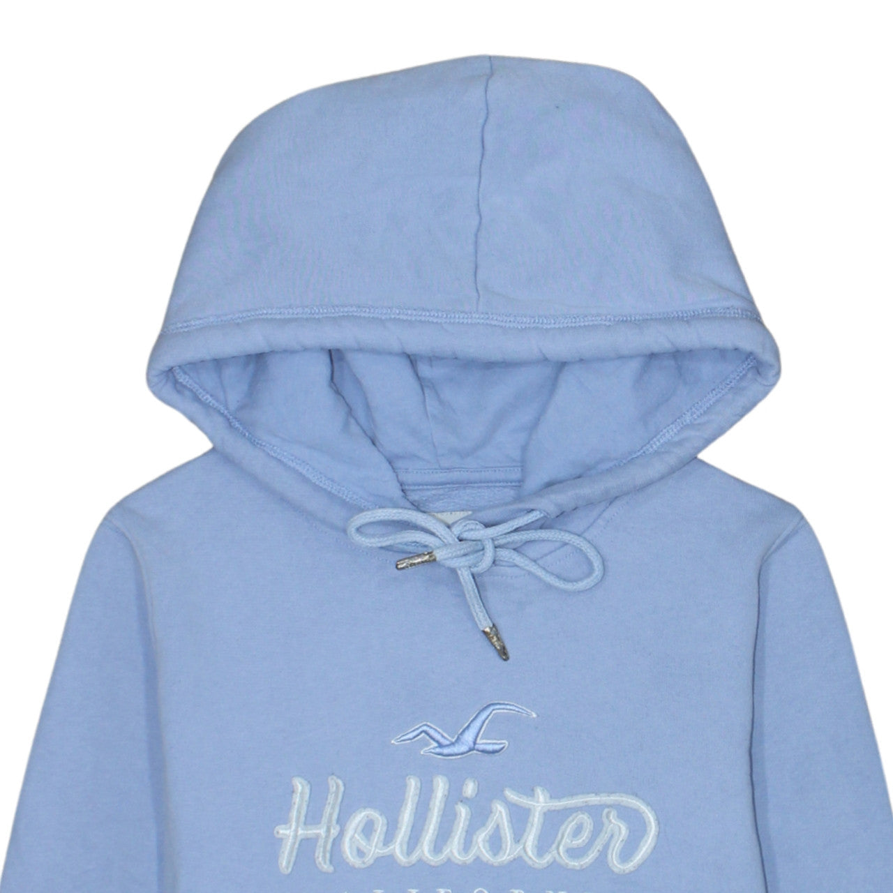 Womens UK Size XS Hollister Blue Pullover Hoodie