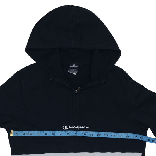 Mens UK Size S Champion Multicoloured 1/4 Zip Hoodie