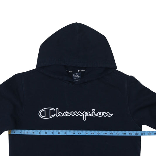 Mens UK Size M Champion Blue Pullover Hoodie