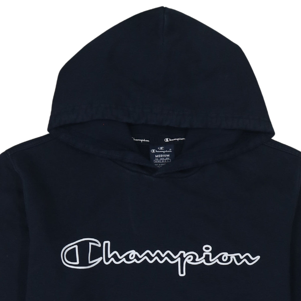 Mens UK Size M Champion Blue Pullover Hoodie