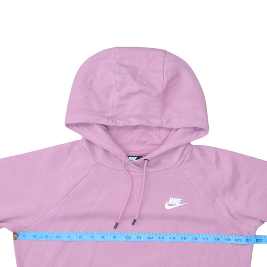 Womens UK Size S Nike Pink Pullover Hoodie