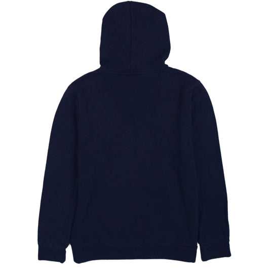 Adidas Boys Blue Pullover Hoodie 14 Years Regular Fit Graphic Print
