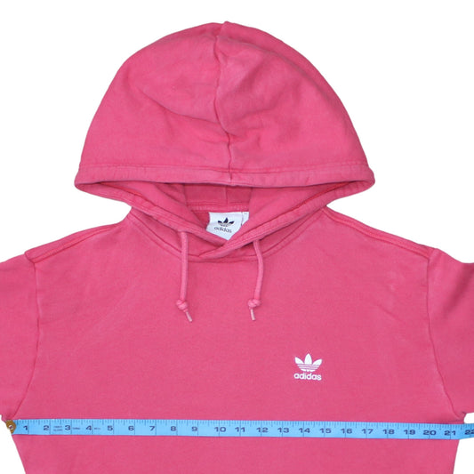 Womens UK Size M adidas Pink Pullover Hoodie
