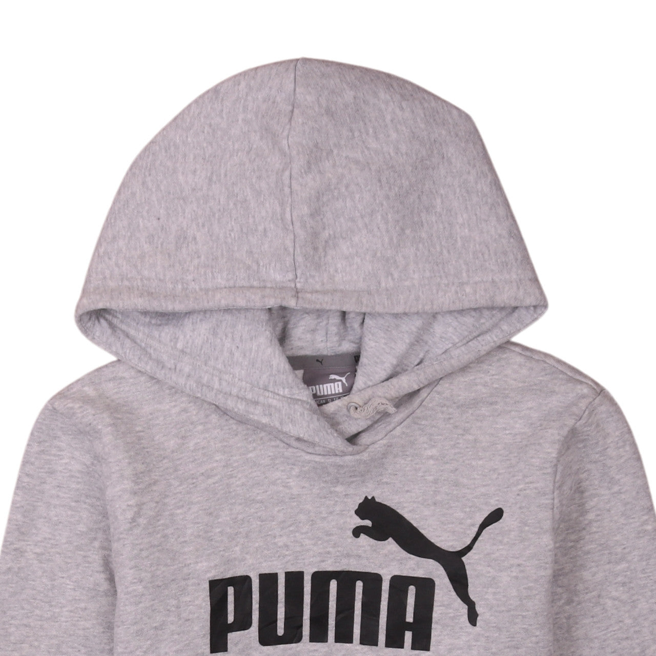 Womens UK Size 10 PUMA Grey Pullover Hoodie