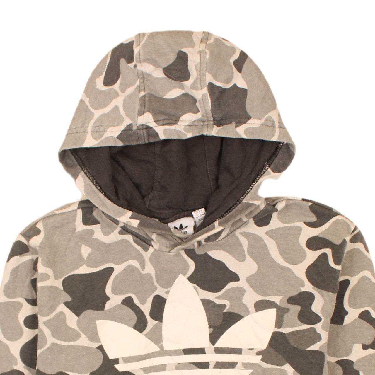 Teens UK Size L adidas Grey Pullover Hoodie