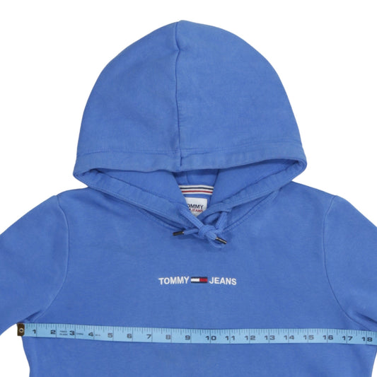 Mens UK Size XS Tommy Jeans Blue Pullover Hoodie