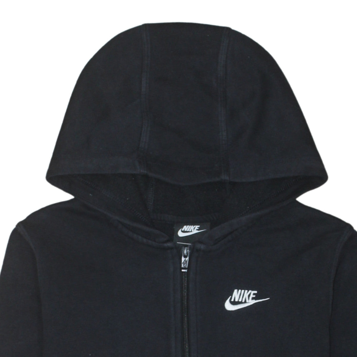 Additional view of Nike boys’ black xl full zip fleece hoodie sweatshirt