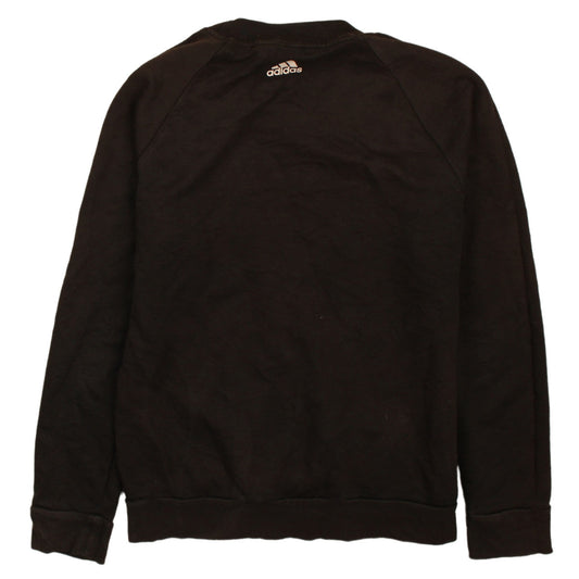 Womens UK Size M adidas Black Pullover Sweatshirt