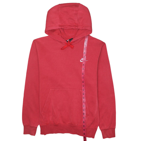 Mens UK Size XS Nike Red Pullover Hoodie