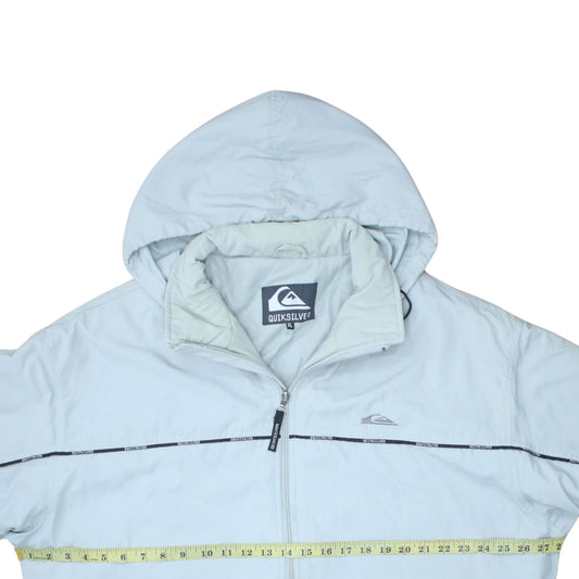 Mens UK Size XL Quiksilver Grey Puffer Jacket