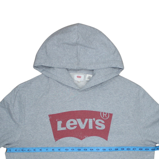 Mens UK Size 2XL Levi's Grey Pullover Hoodie
