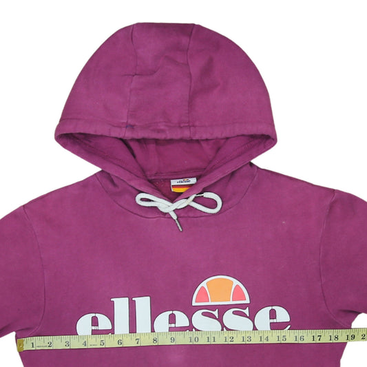 Womens UK Size 6 ellesse Purple Pullover Hoodie