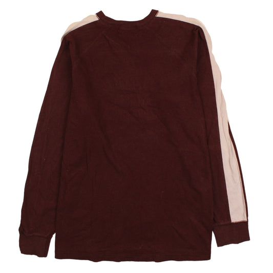 Ralph Lauren Polo Jeans Co. Men's Burgundy Long Sleeve T-Shirt M