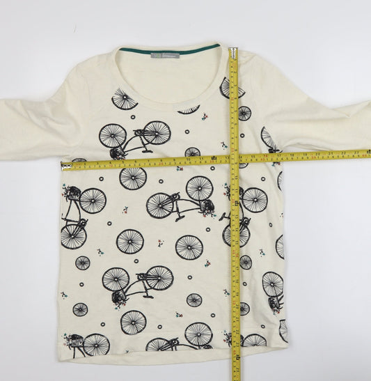 Womens UK Size 8 Marks and Spencer Ivory Pullover Jumper