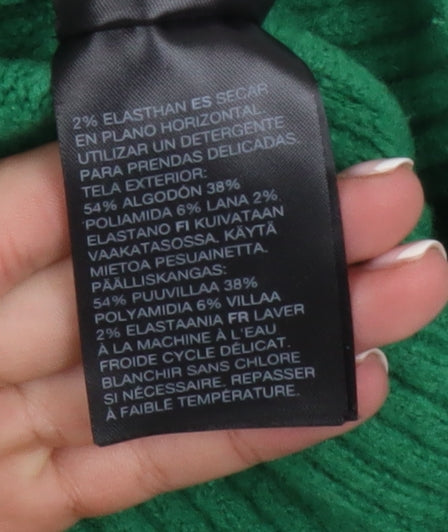 Womens UK Size XS & Other Stories Green Pullover Jumper