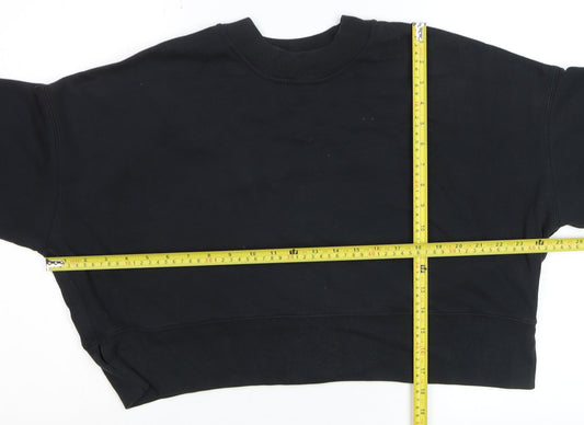Womens UK Size S Abercrombie & Fitch Black Pullover Sweatshirt